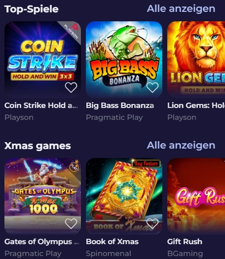 LazyBar Casino Mobile Spiele