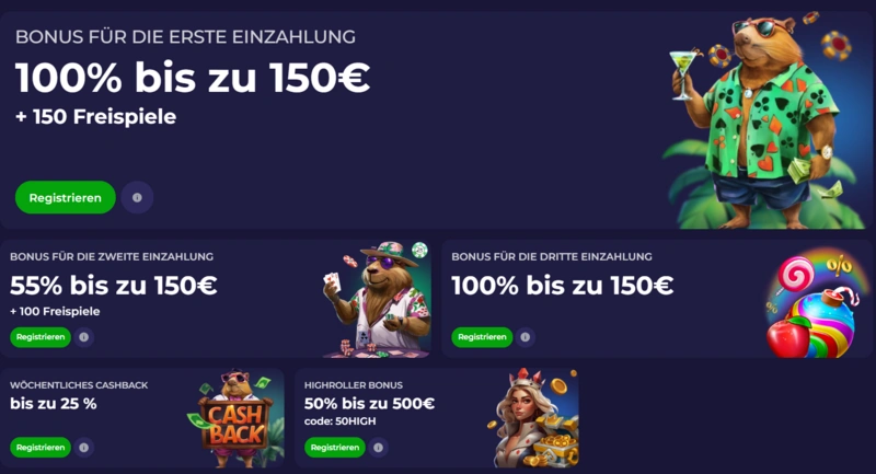 LazyBar Casino Promotionen